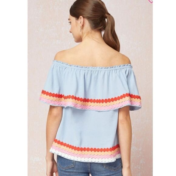 Entro "Felicity" Off the Shoulder Top - Picture 7 of 9